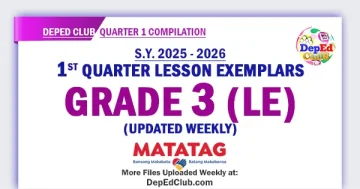Grade 3 LE Quarter 1 Download
