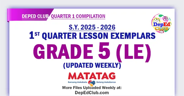 Grade 5 LE Quarter 1 Download