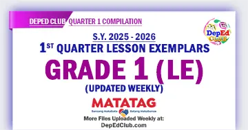 Grade 1 LE Quarter 1 Download