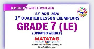 Grade 7 LE Quarter 1 Download