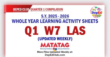 DepEd LAS Quarter 1 Week 1 2 3 4 5 6 7 8 Download
