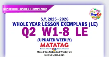 DepEd LE Q2 Week 1 2 3 4 5 6 7 8 Download