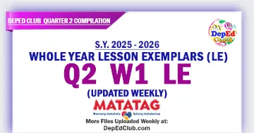 DepEd LE Q2 Week 1 2 3 4 5 6 7 8 Download