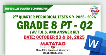 grade-8-PT-Q2-2nd quarter exam with answer key deped download