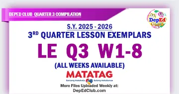 DepEd Lesson Exemplars Q3 Week 1 LE Complete All subjects all grade levels Download