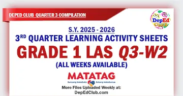 Grade 1 LAS Q3 W2 Quarter 3 Week 2 PDF Download