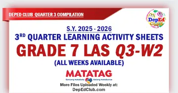 Grade 7 LAS Q3 W2 Quarter 3 Week 2 PDF Download
